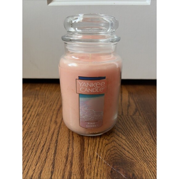 NEW Pink Sands Yankee Candle Original Large Jar Candle 22 oz - Picture 1 of 5